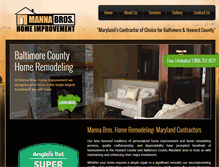 Tablet Screenshot of mannabros.com
